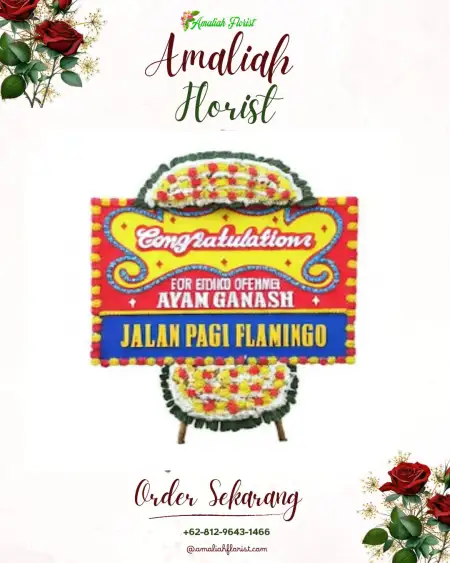Sewa Papan Bunga Padas